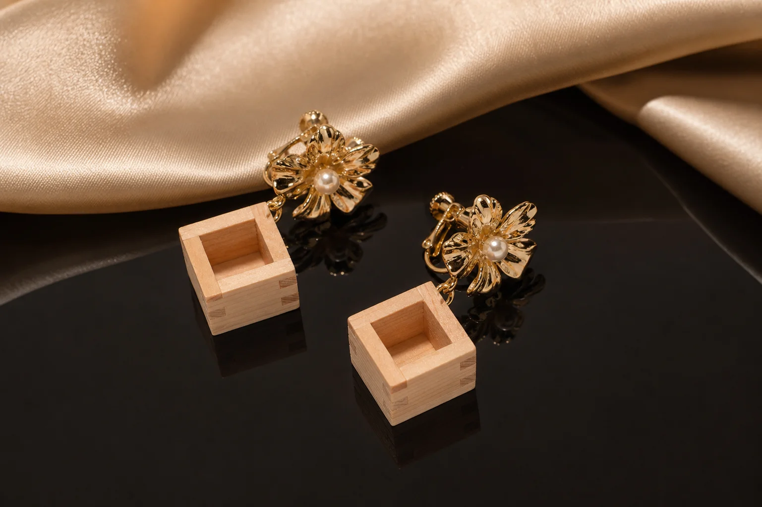 Yellow Flower Earrings