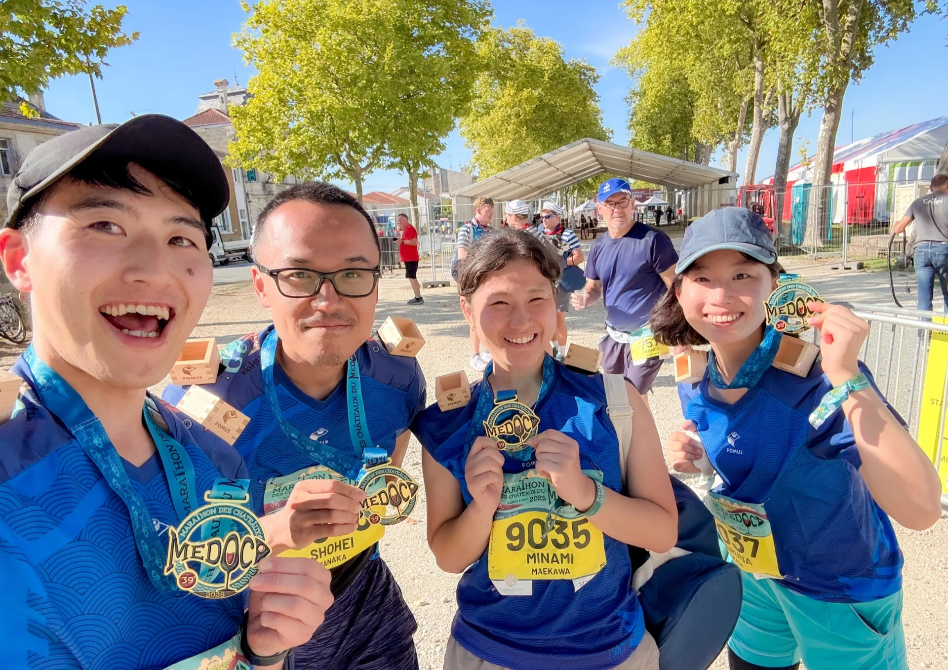 フランス ボルドー Marathon du Médoc 2024・2025 — FOMUSユニフォームで参加
